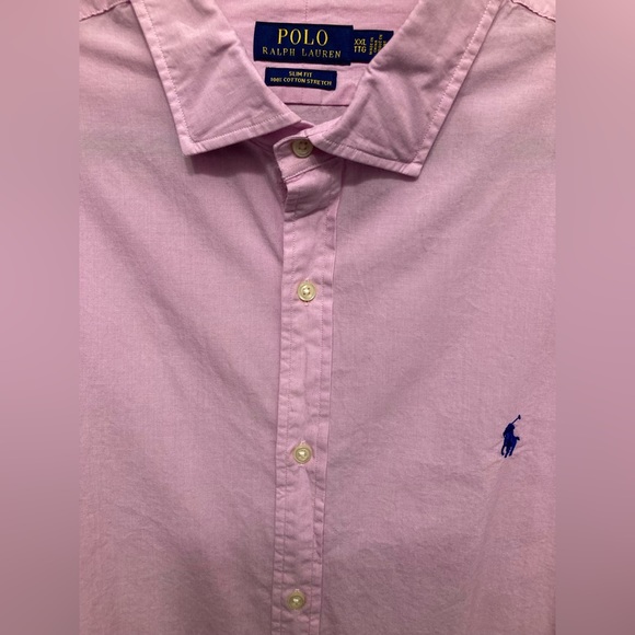 Ralph Lauren BLAKE long sleeve button down check shirt, men's size L cotton white type Vintage Second Hand